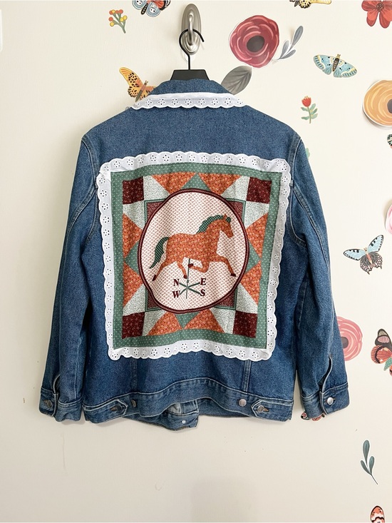H&M Jackets & Blazers - Upcycled H&M Denim Oversized Trucker Jacket M